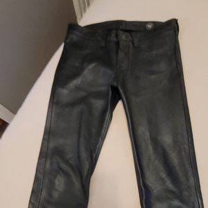 Men's Leather Pants 33